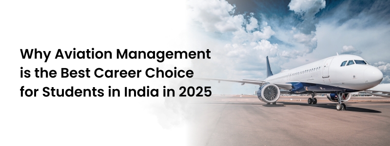 Aviation management students at WIIA Ahmedabad are learning aviation operations and management.